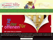 Tablet Screenshot of kreativ-villa.de